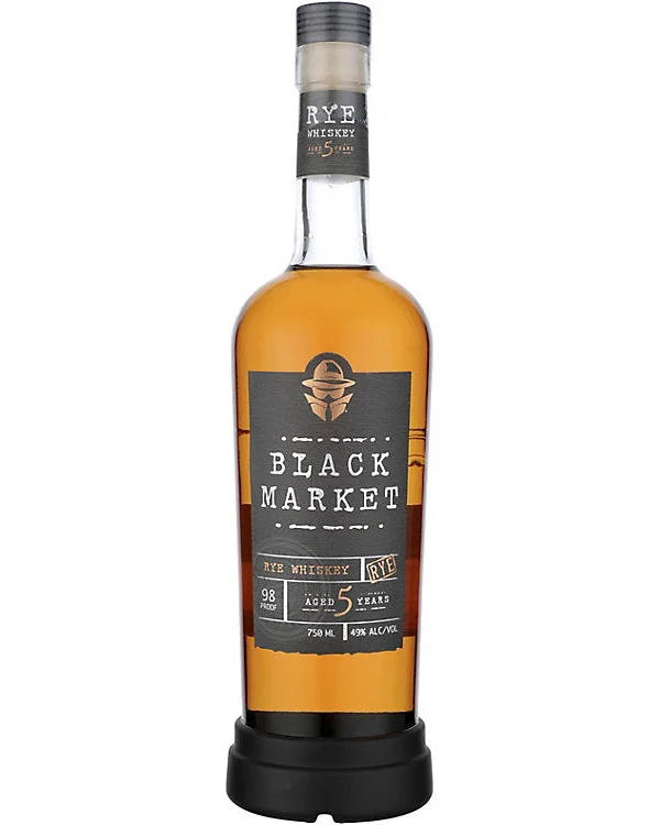 Black Market Spirits 5 Year Old Rye Whiskey 750ml — Black Market Spirits