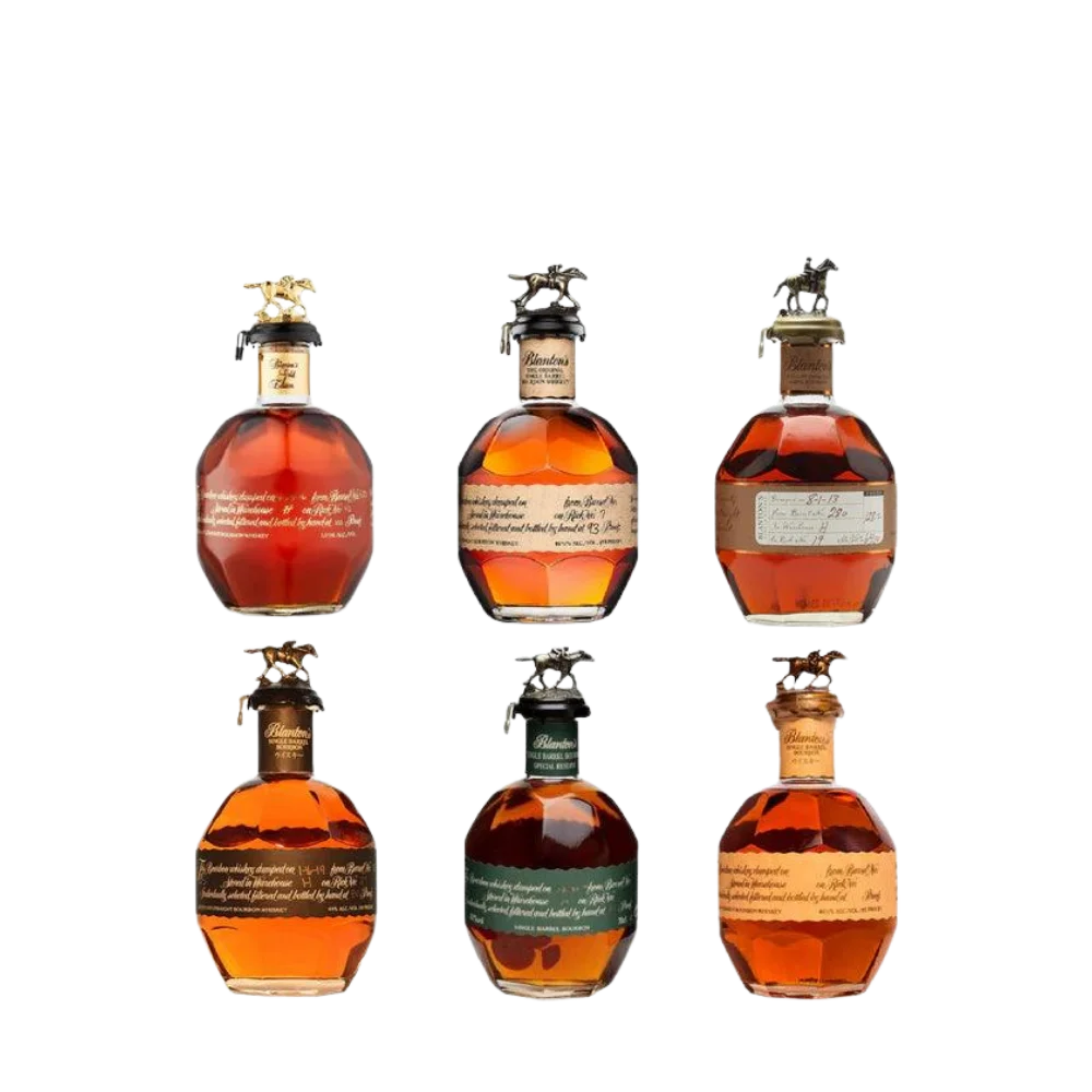 Blantons 6 bottle full lineup collection — Portage Liquors