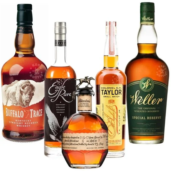 Blanton's, E.H. Taylor, Eagle Rare, Buffalo Trace & W.L. Weller Premium Bundle — Blanton's,