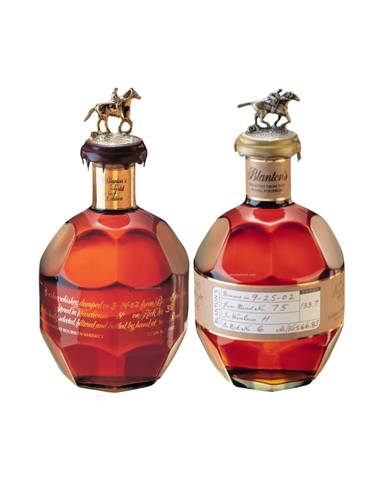 Blanton's Gold and Straight From The Barrel Kentucky Straight Bourbon Whiskey Bundle 2-Pack — Blanton's