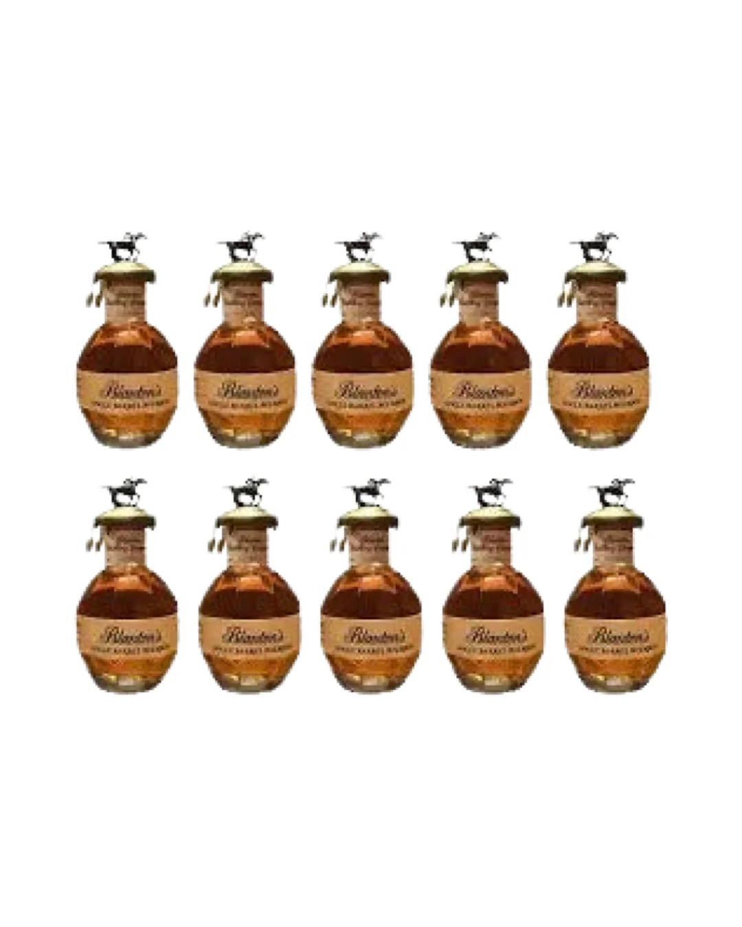 Blanton's Miniature Original Single Barrel Kentucky Straight Bourbon Whiskey Bottles Bundle 50ml 10-Pack — Blanton's