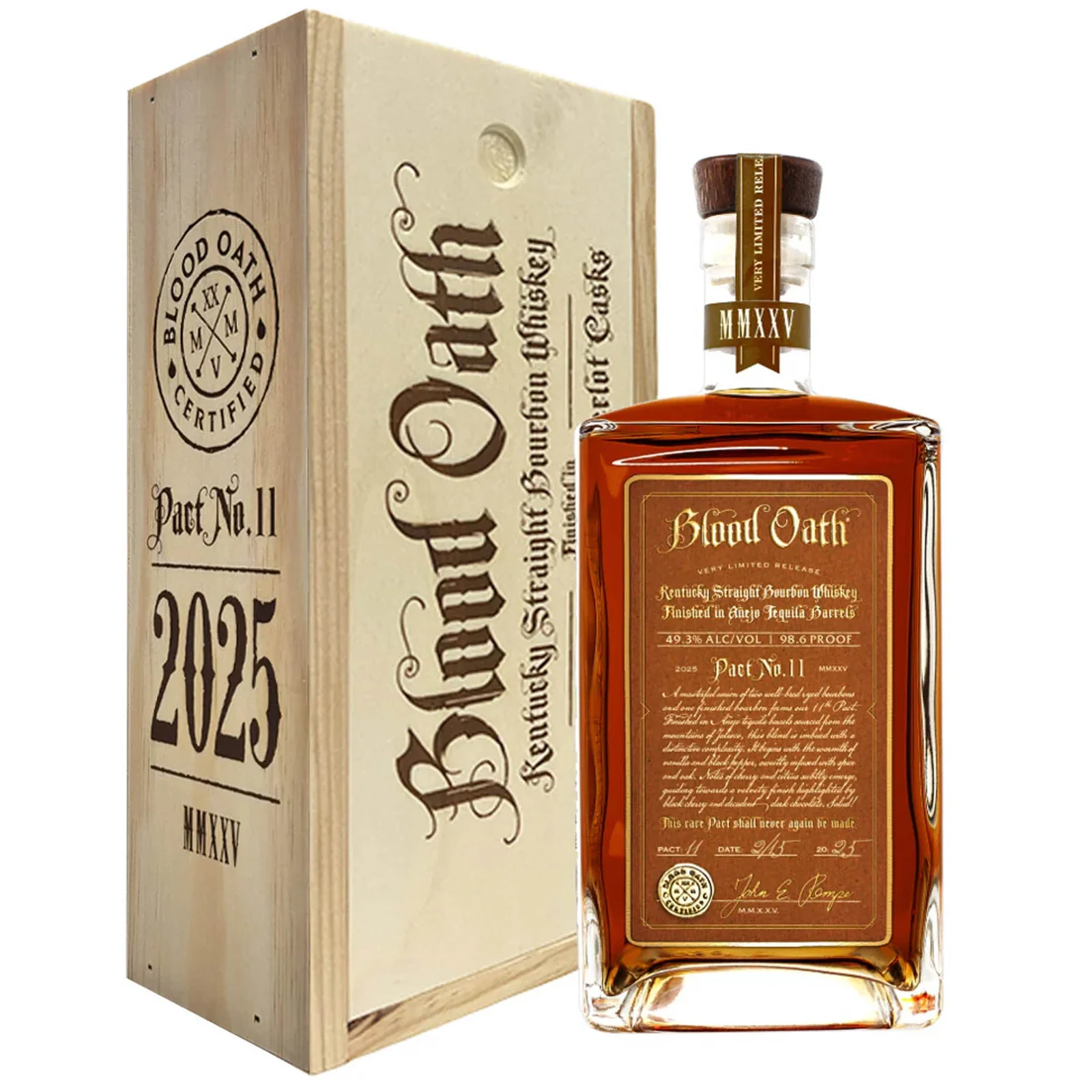 Blood Oath Pact No. 11 Bourbon Whiskey 750 mL — Blood Oath