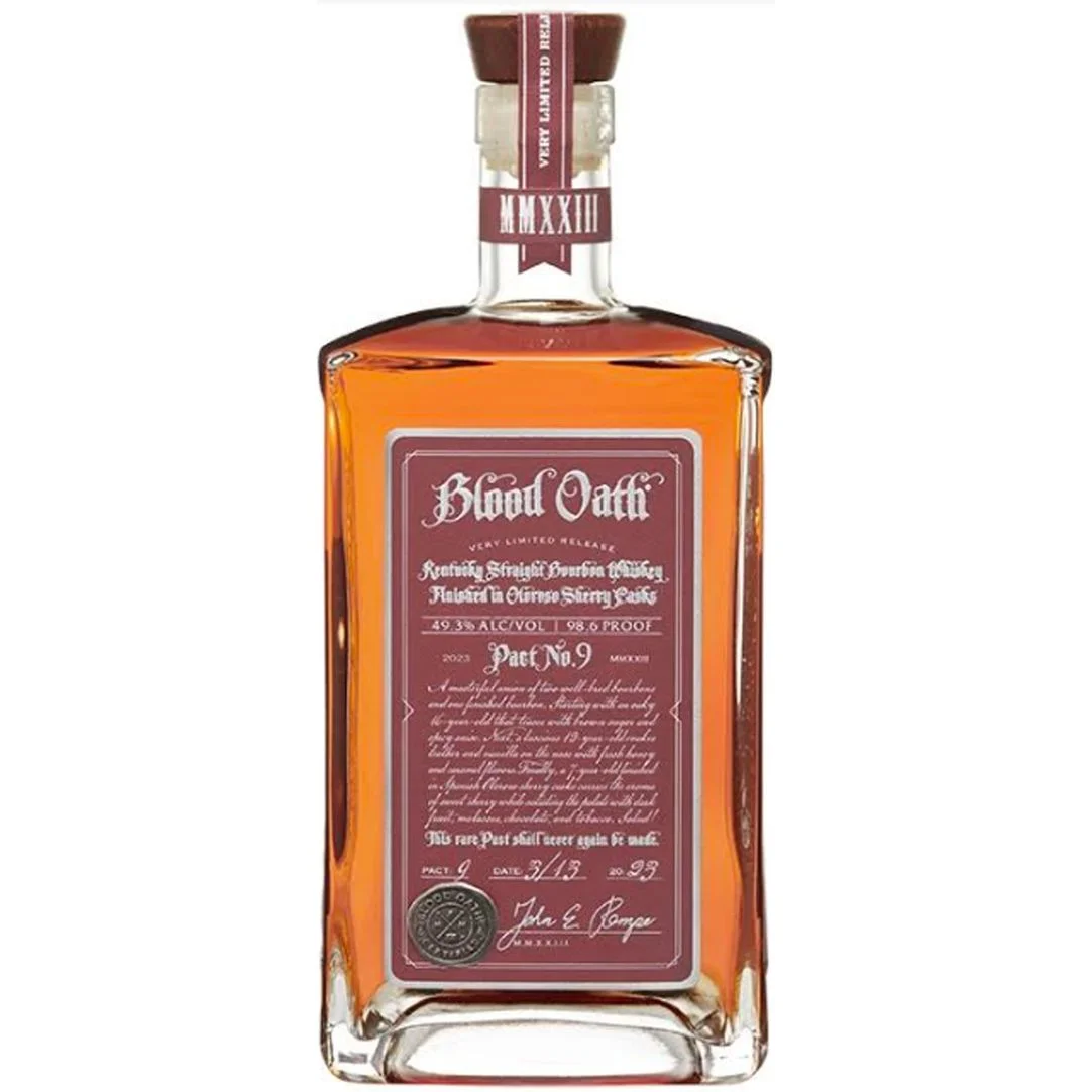 Blood Oath Pact No. 9 Bourbon Whiskey 750 mL — Blood Oath