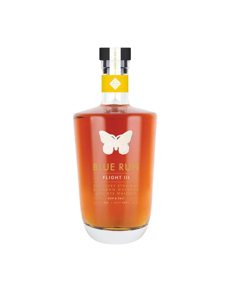 Blue Run Flight Series III Sun & Salt Kentucky Straight Bourbon & Rye Whiskey 750ml — Blue Run