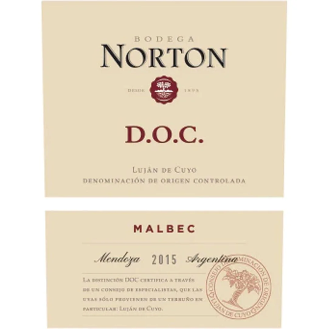 Bodega Norton Lujan De Cuyo DOC Malbec 750ml — Bodega