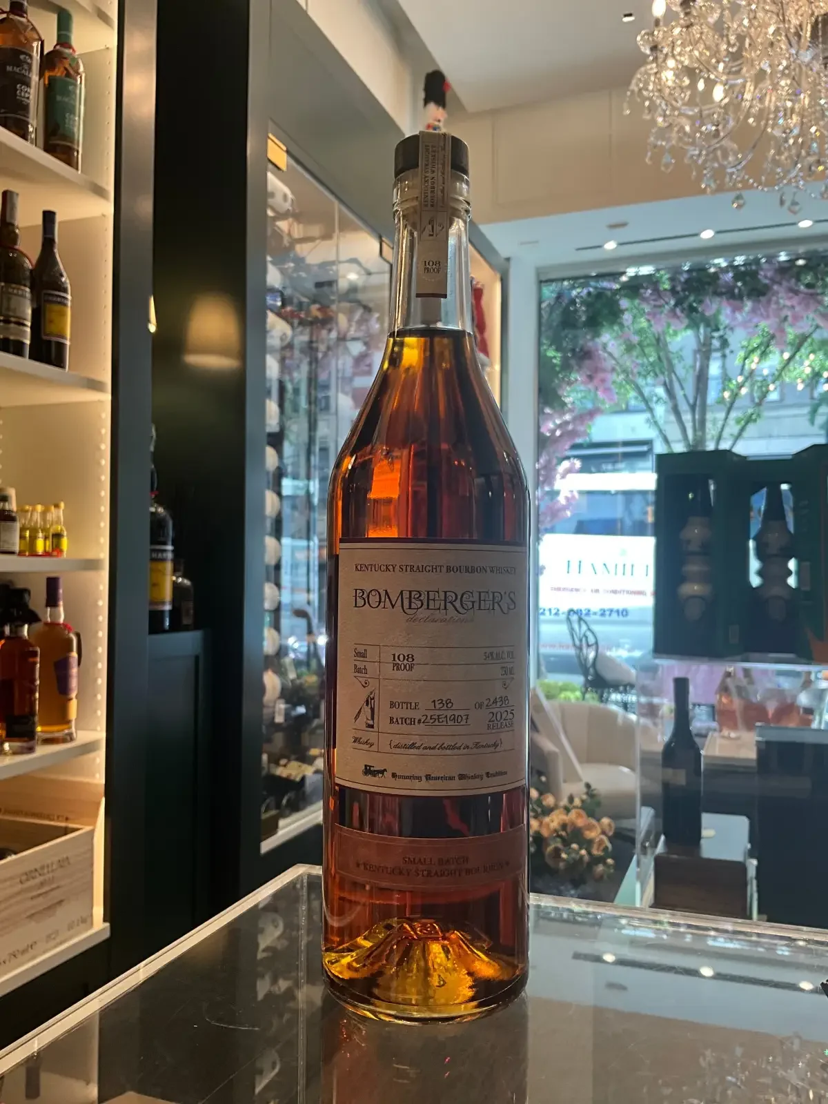 Bomberger's Declaration 2025 release 750ml 54%abv — Bomberger's
