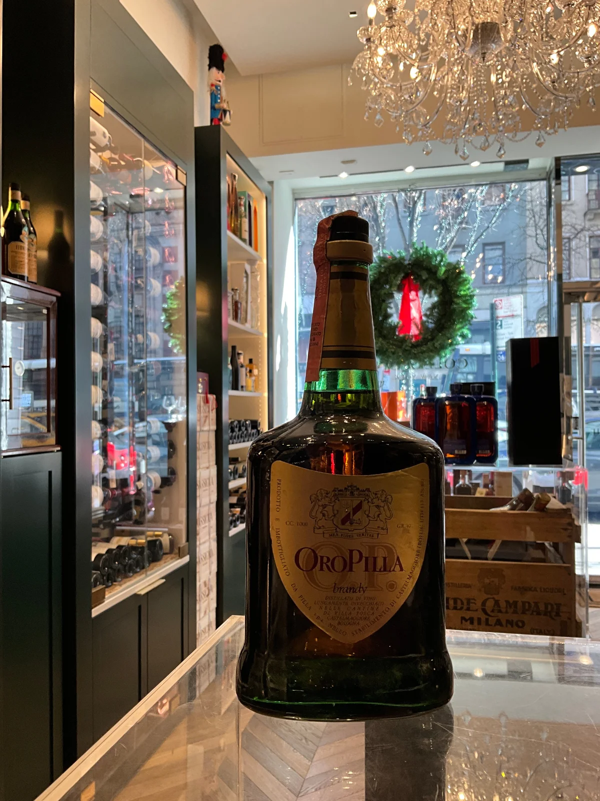 Brandy Oro Pilla 1970s 100cl 40%abv — oro pilla