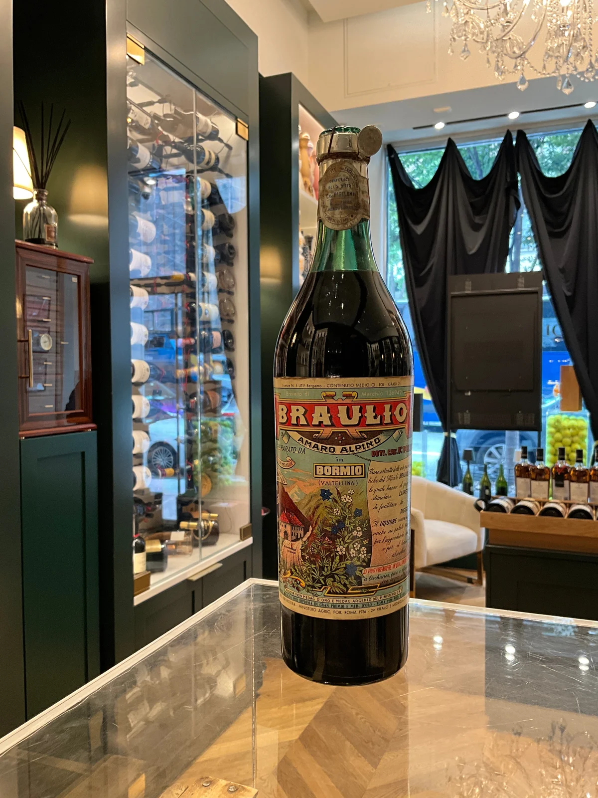 Braulio Amaro Alpino 1950s 100cl 21%abv — Braulio