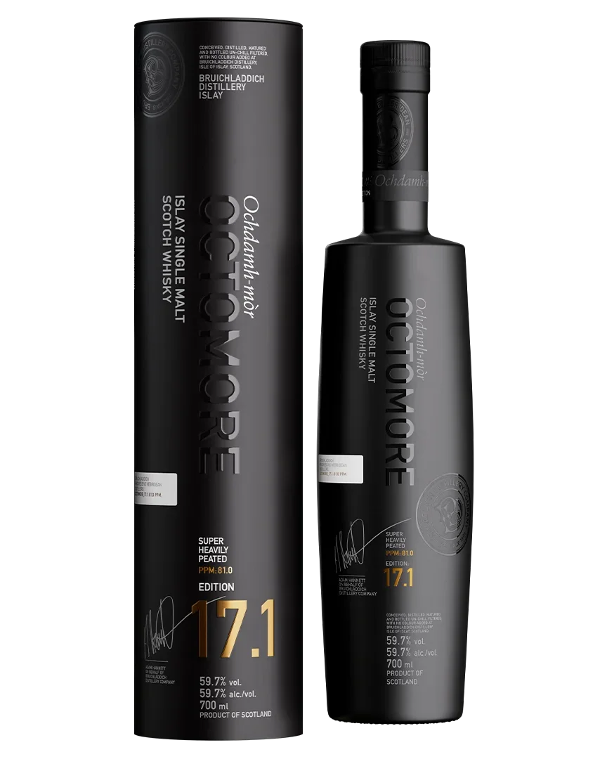 Bruichladdich Octomore 17.1 Edition Super Heavily Peated Islay Single Malt Scotch Whisky — Bruichladdich