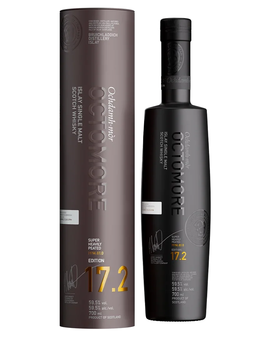 Bruichladdich Octomore 17.2 Edition Super Heavily Peated Islay Single Malt Scotch Whisky — Bruichladdich