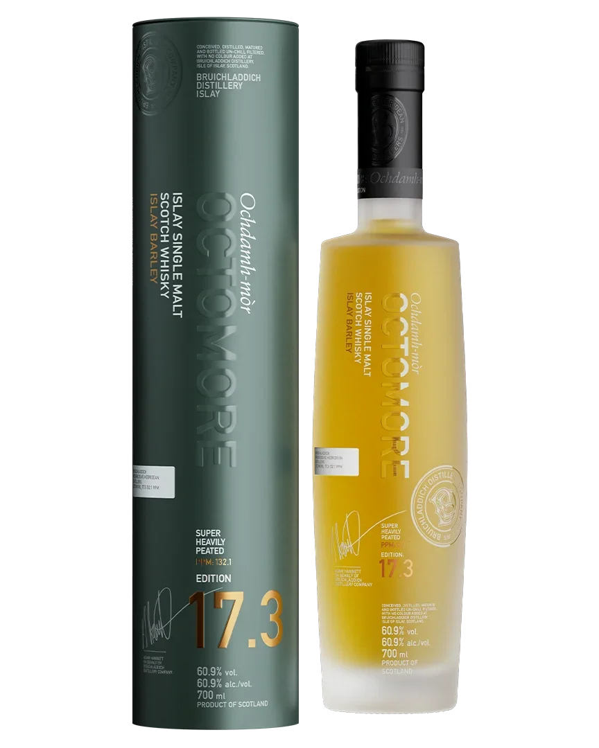 Bruichladdich Octomore 17.3 Edition Super Heavily Peated Islay Single Malt Scotch Whisky — Bruichladdich
