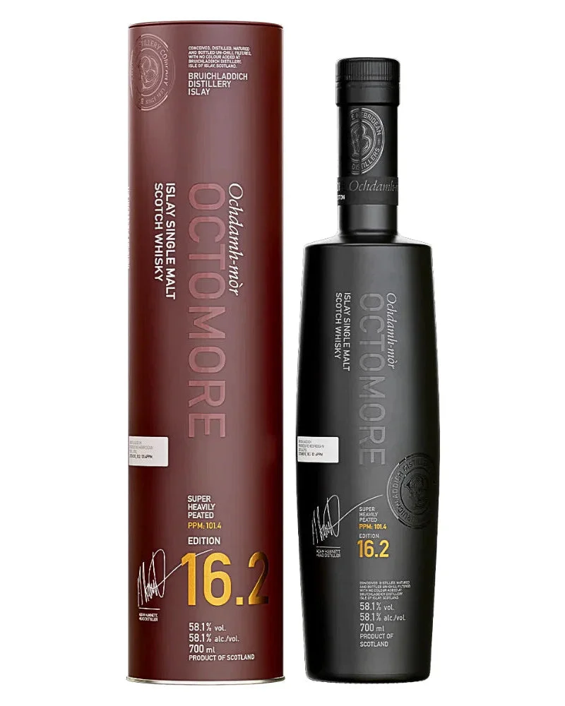 Bruichladdich Octomore Edition 16.2 Super Heavily Peated Islay Single Malt Scotch Whisky — Bruichladdich
