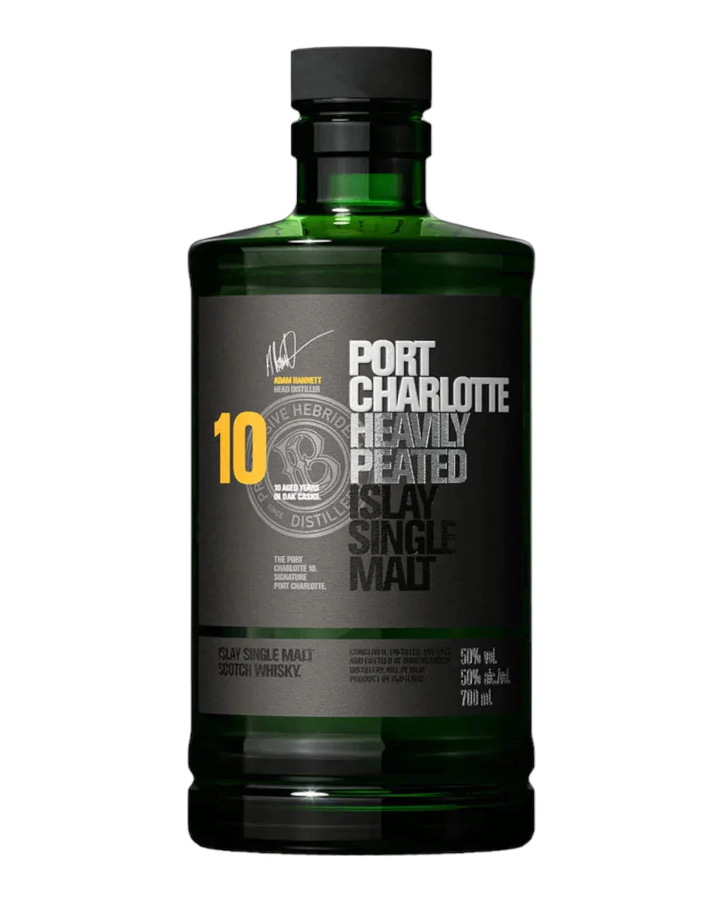 Bruichladdich Port Charlotte Heavily Peated 10 Year Old Single Malt Scotch Whisky 750ml — Bruichladdich