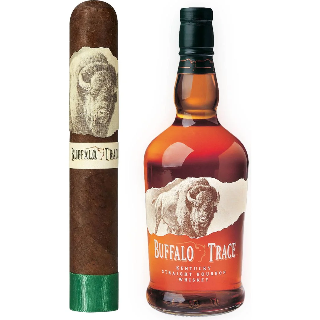 Buffalo Trace Bourbon & Buffalo Trace Churchill Cigar Value Bundle — Buffalo Trace
