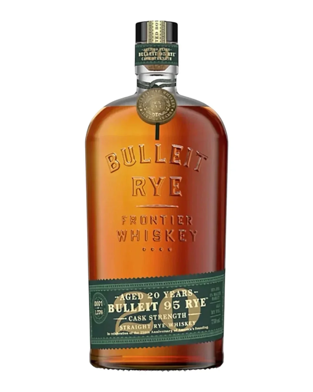 Bulleit 20 Year Old Cask Strength Straight Rye Whiskey 750ml — Bulleit