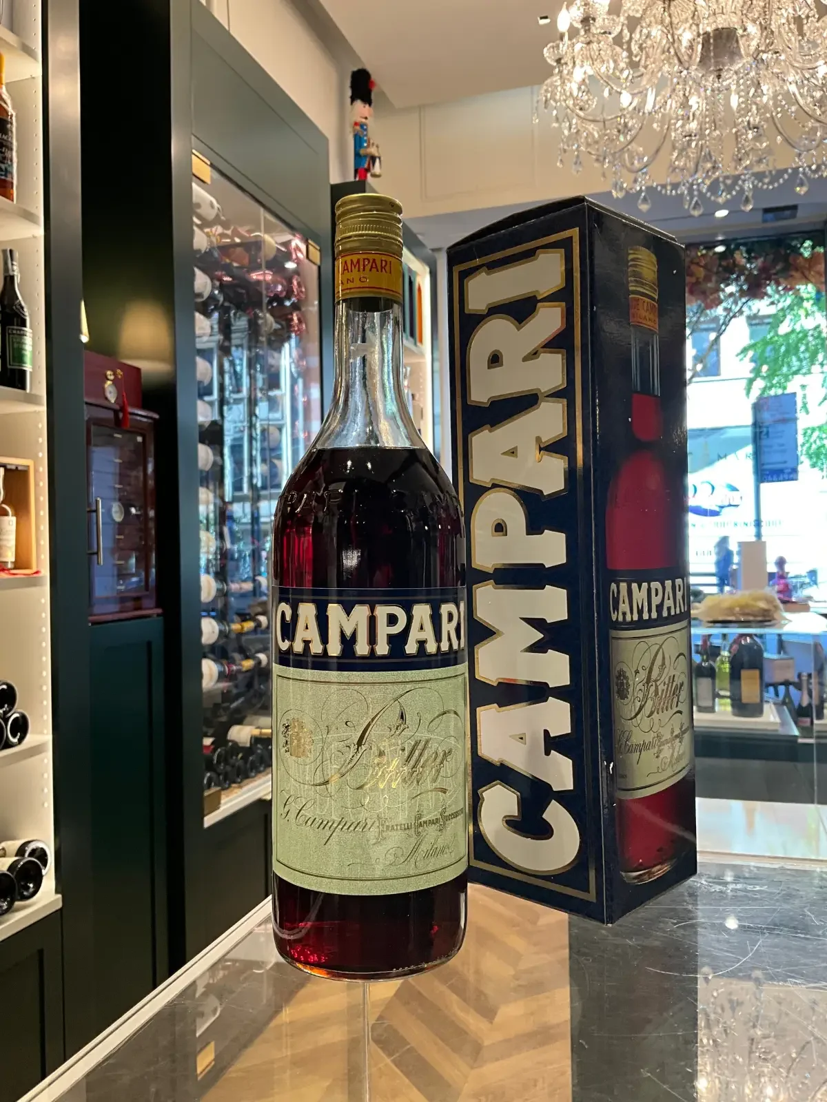 Campari 1980/90s 100cl 23% Gift Box — Campari