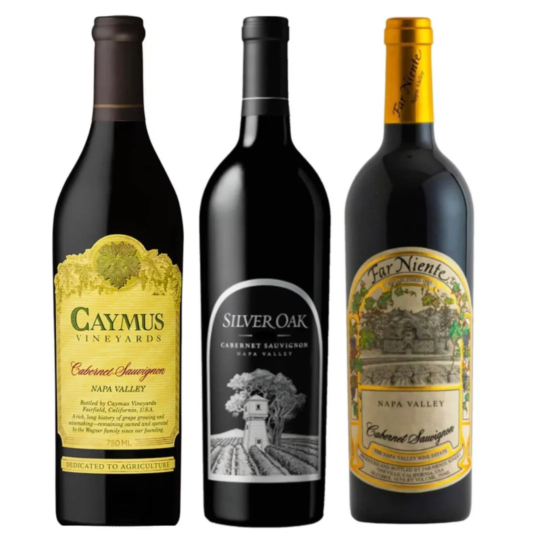 Caymus, Silver Oak, & Far Niente Napa Value Bundle 750 mL — Caymus
