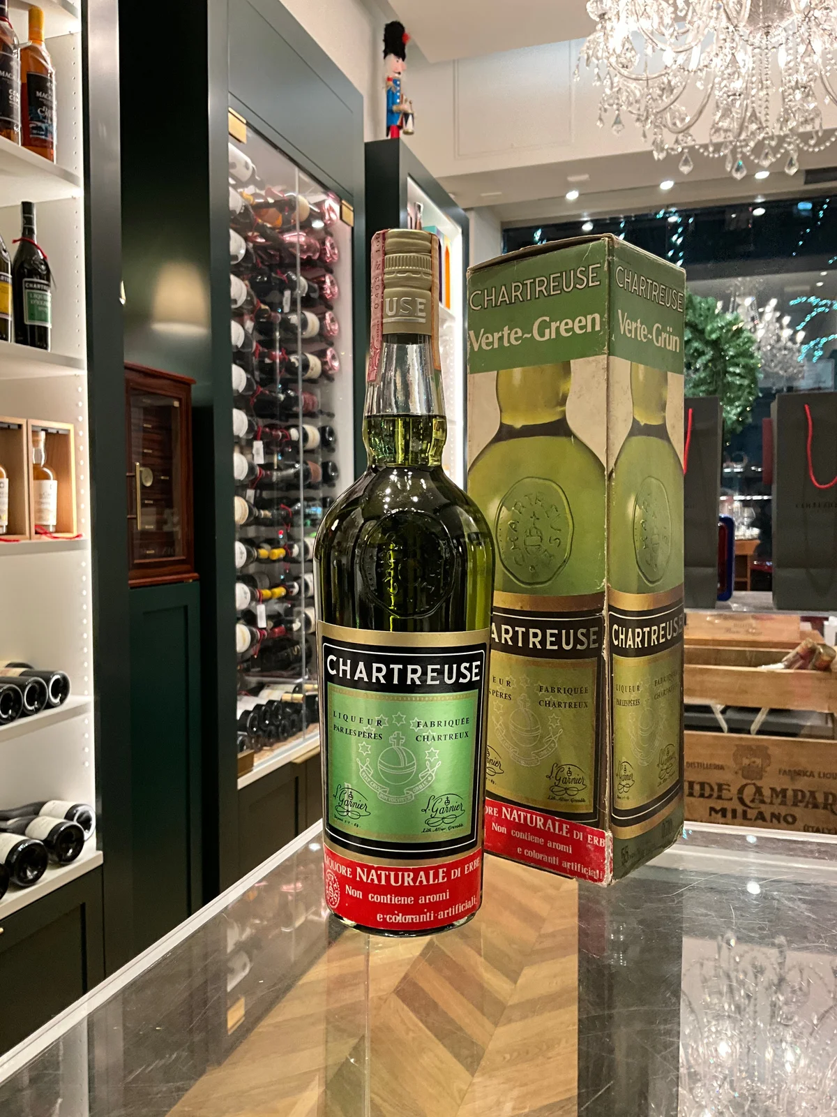 Chartreuse 1970s Green Voiron 70cl 55%abv — Chartreuse