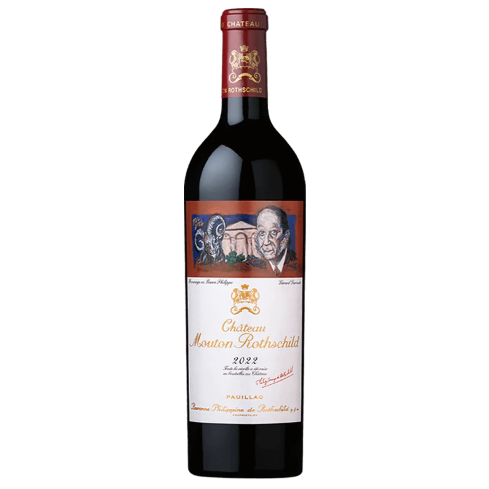 Chateau Mouton Rothschild Pauillac 2022 750mL — chateau mouton