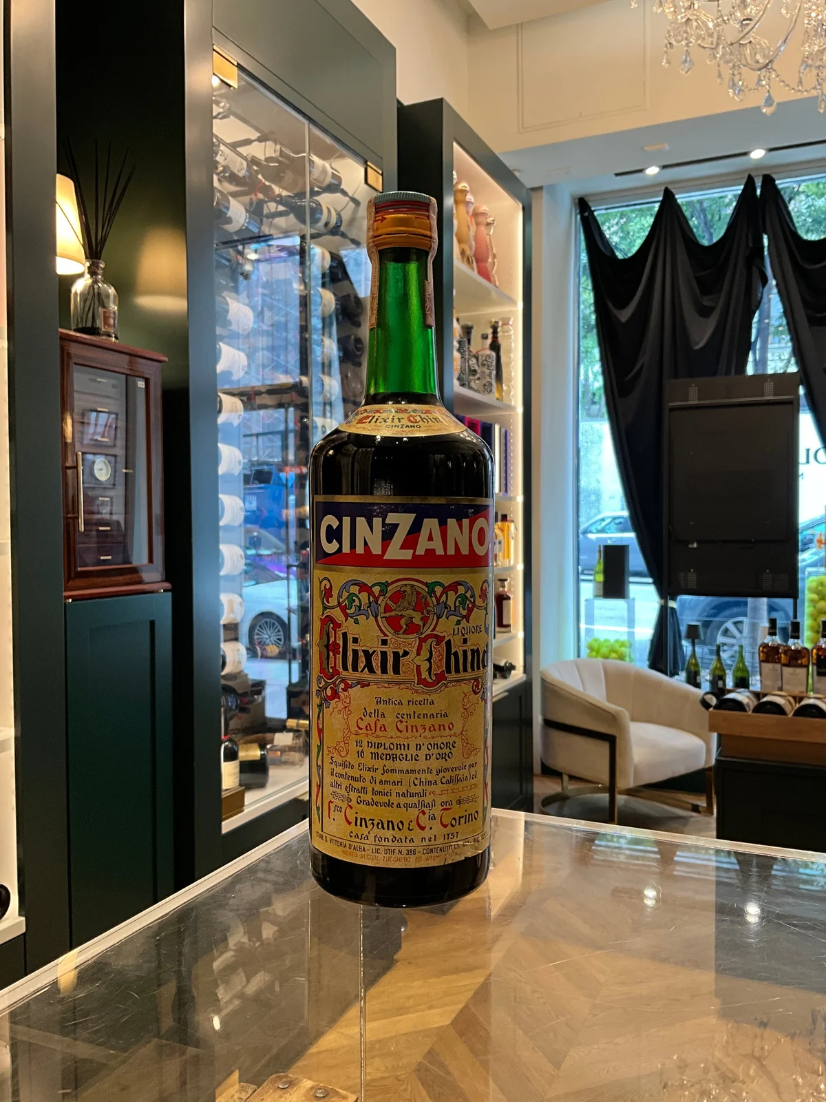 Cinzano Elixir China 1970s 100cl 30.5%abv — Cinzano