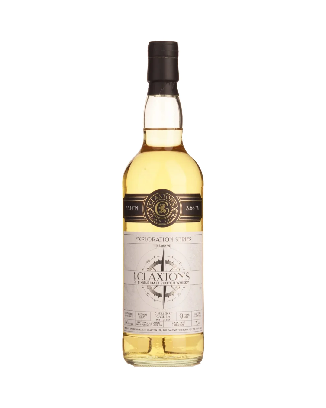 Claxton's Exploration Series Caol Ila Bourbon Cask 9 year old Single Malt Scotch Whisky 700ml — Claxton's