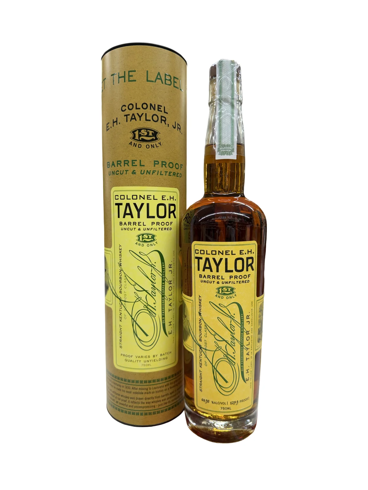 Colonel E.H. Taylor Jr. Barrel Proof Batch 15 127.9 Proof Bourbon Whiskey — Colonel E.H. Taylor