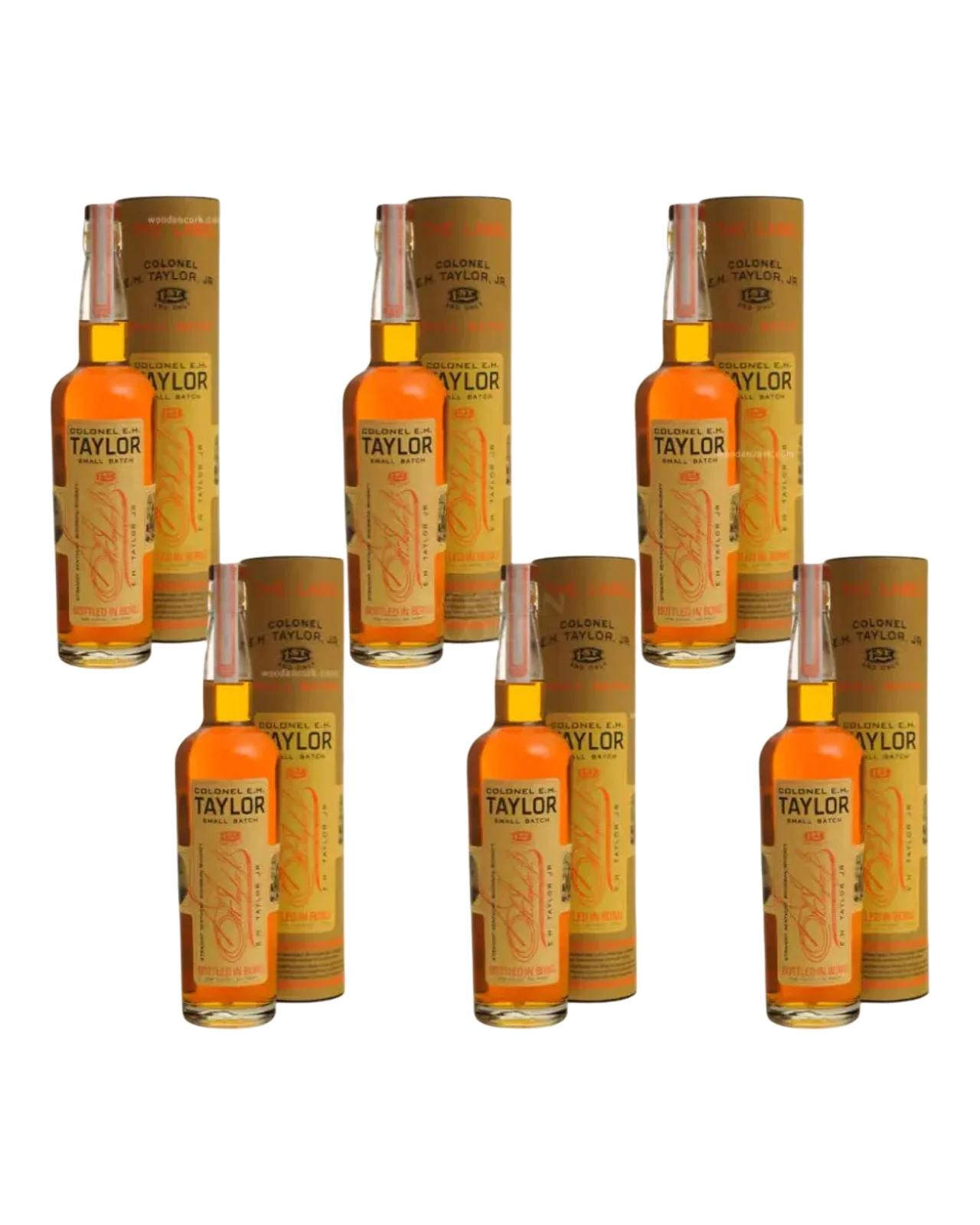 Colonel E.H. Taylor Small Batch Kentucky Bourbon Whiskey 750ml Bundle 6-Pack — Colonel E.H. Taylor