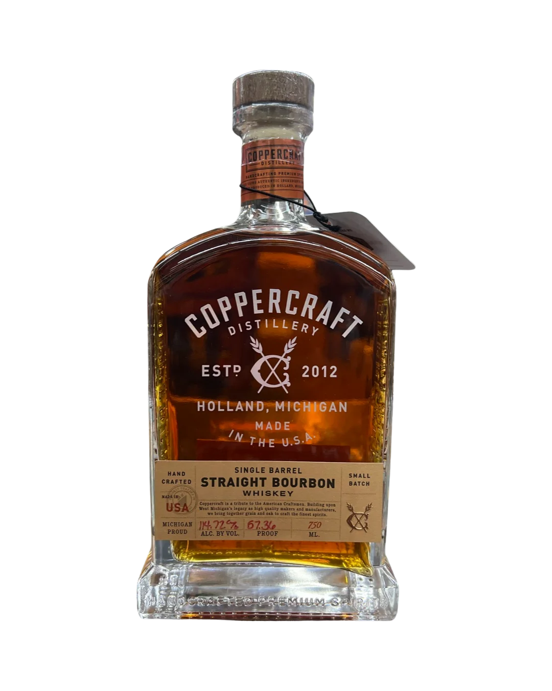 Coppercraft Single Barrel Portage Liquors Store Pick 8 Year Old MGP Straight Bourbon 750ml — Portage Liquors Liqour