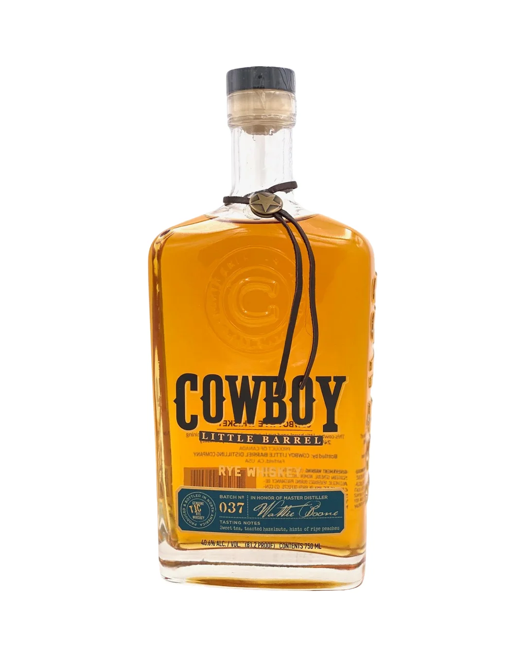 Cowboy Little Barrel Distillery Canadian Rye Whiskey 750ml — Cowboy Little Barrel