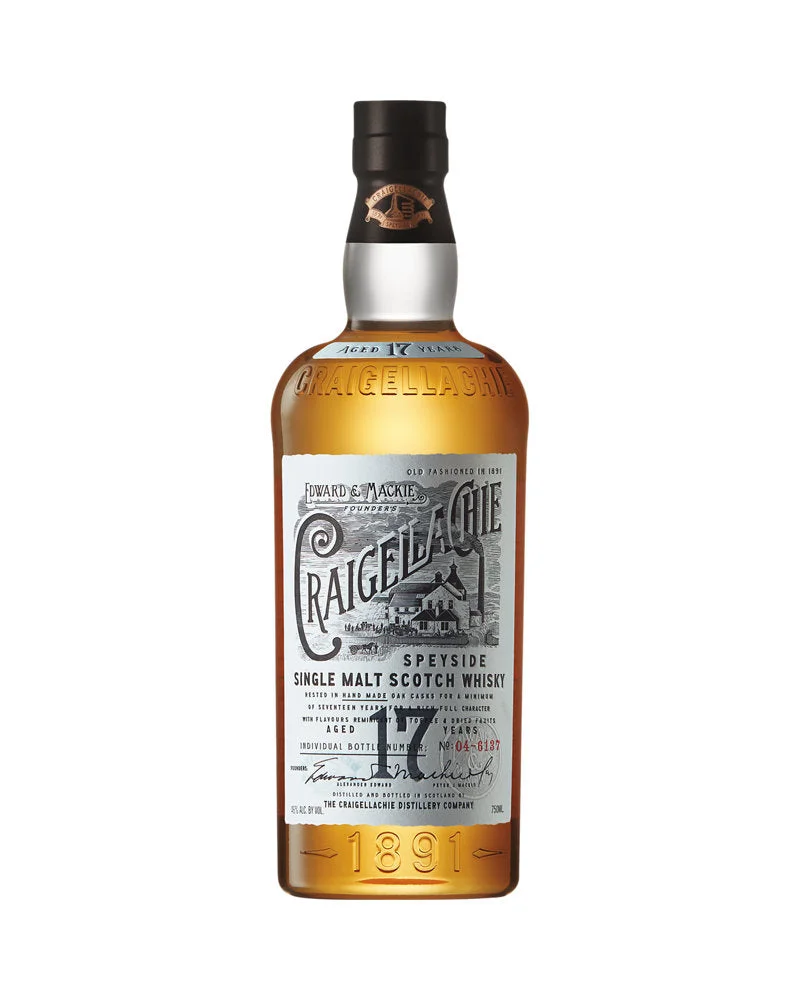 Craigellachie 17 Year Old Single Malt Scotch Whisky 750ml — Craigellachie