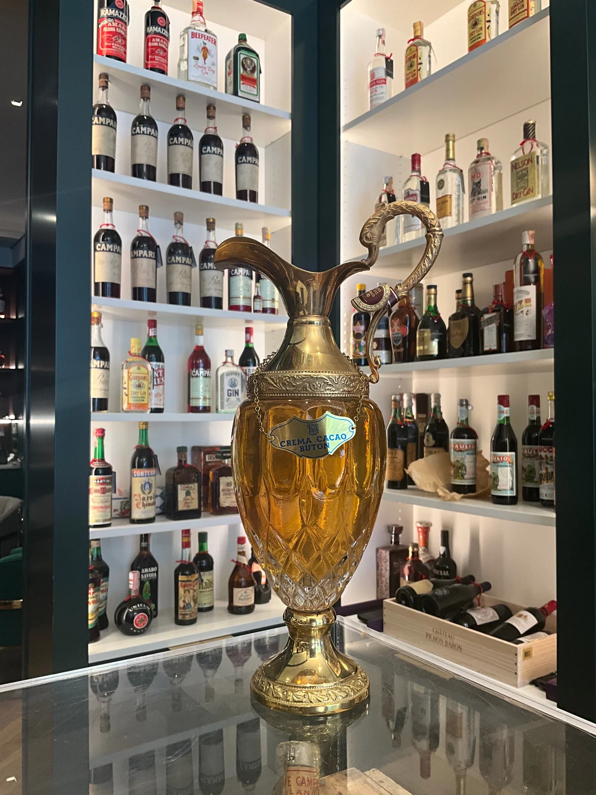 Crema Cacao Buton 1970s 50cl 31%abv Chocolate Liqueur — buton