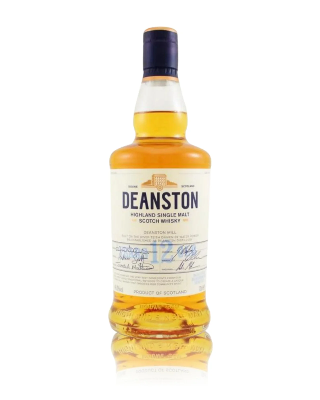 Deanston 12 Year Old Single Malt Scotch Whisky 750ml — Deanston