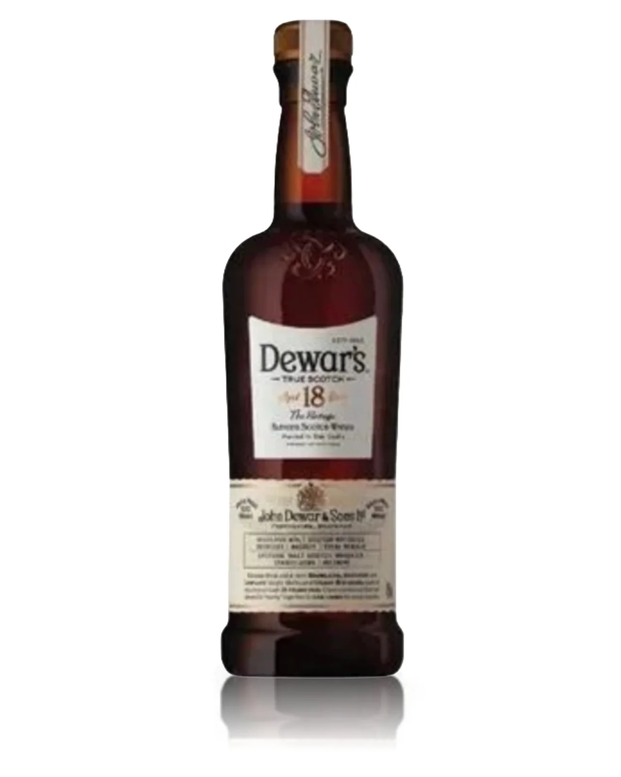Dewar's 18 Year Old The Vintage Blended Scotch Whisky 750ml — Dewar's