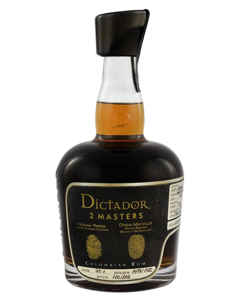 Dictador 2 Masters Barton Straight Rye Cask 36 Year Old Rum 750ml — Dictador