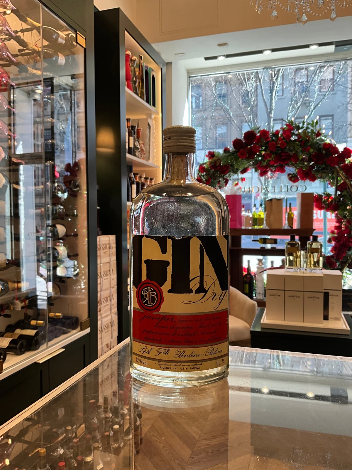 Dry Gin 1980s F.lli Barbieri 75cl 42%abv — Barbieri