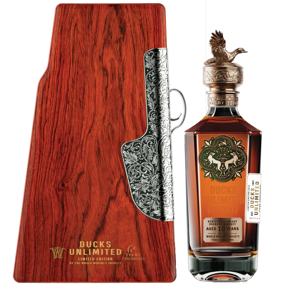 Ducks Unlimited Special Edition 10 Year Old Kentucky Bourbon Whiskey — Ducks