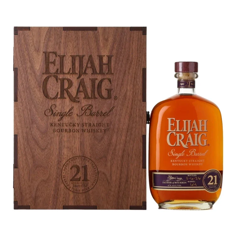 Elijah Craig 21 Year Single Barrel Bourbon — Elijah Craig