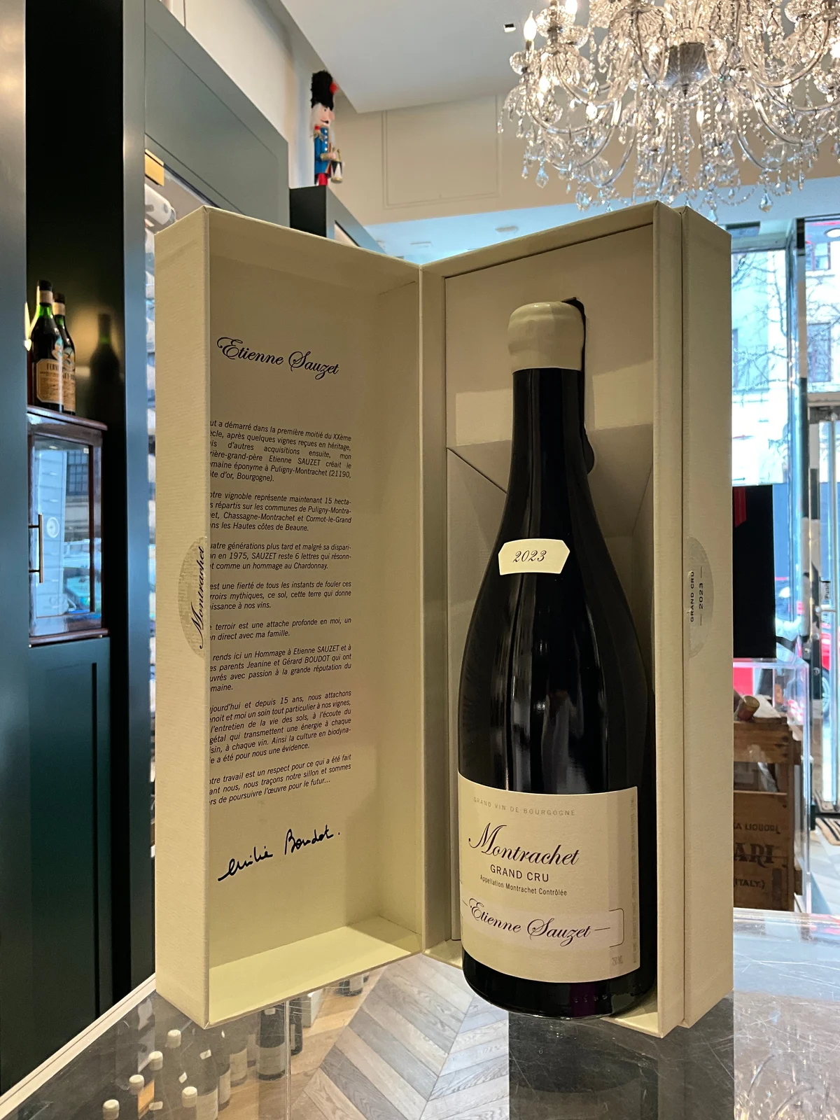 Etienne Sauzet 2023 Montrachet Grand Cru 750ml — Etienne Sauzet