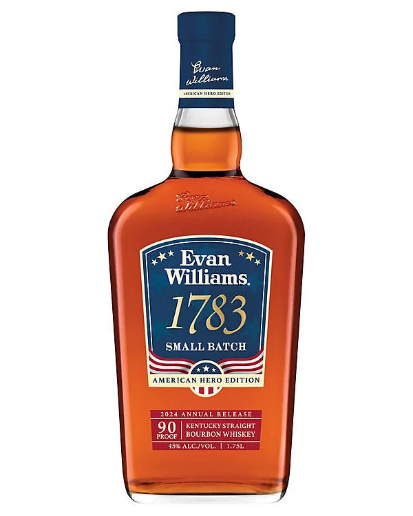 Evan Williams 1783 Small Batch 6 Year Old American Hero Edition Kentucky Straight Bourbon Whisky 1.75Lt — Evan Williams