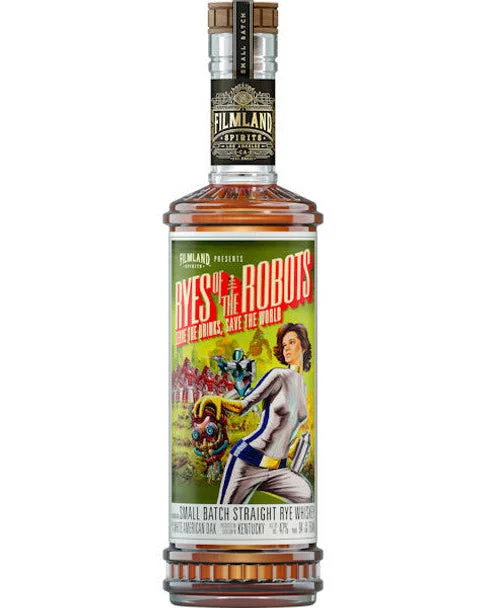 Filmland Spirits Ryes of the Robots Straight Rye Whiskey 750ml — Filmland Spirits