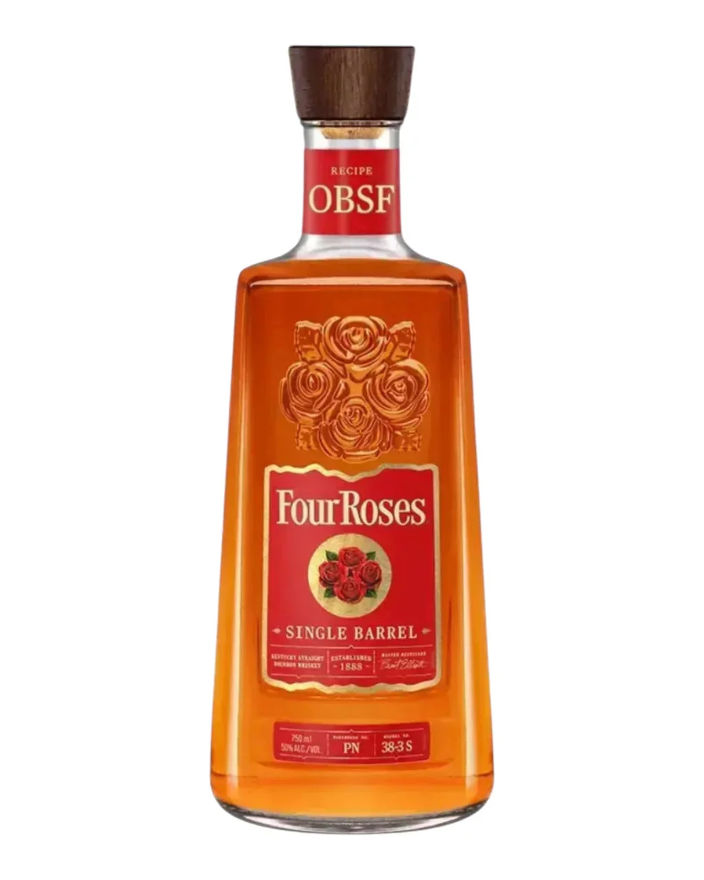 Four Roses Single Barrel Recipe OBSF Bourbon Whiskey 750ml — Four Roses