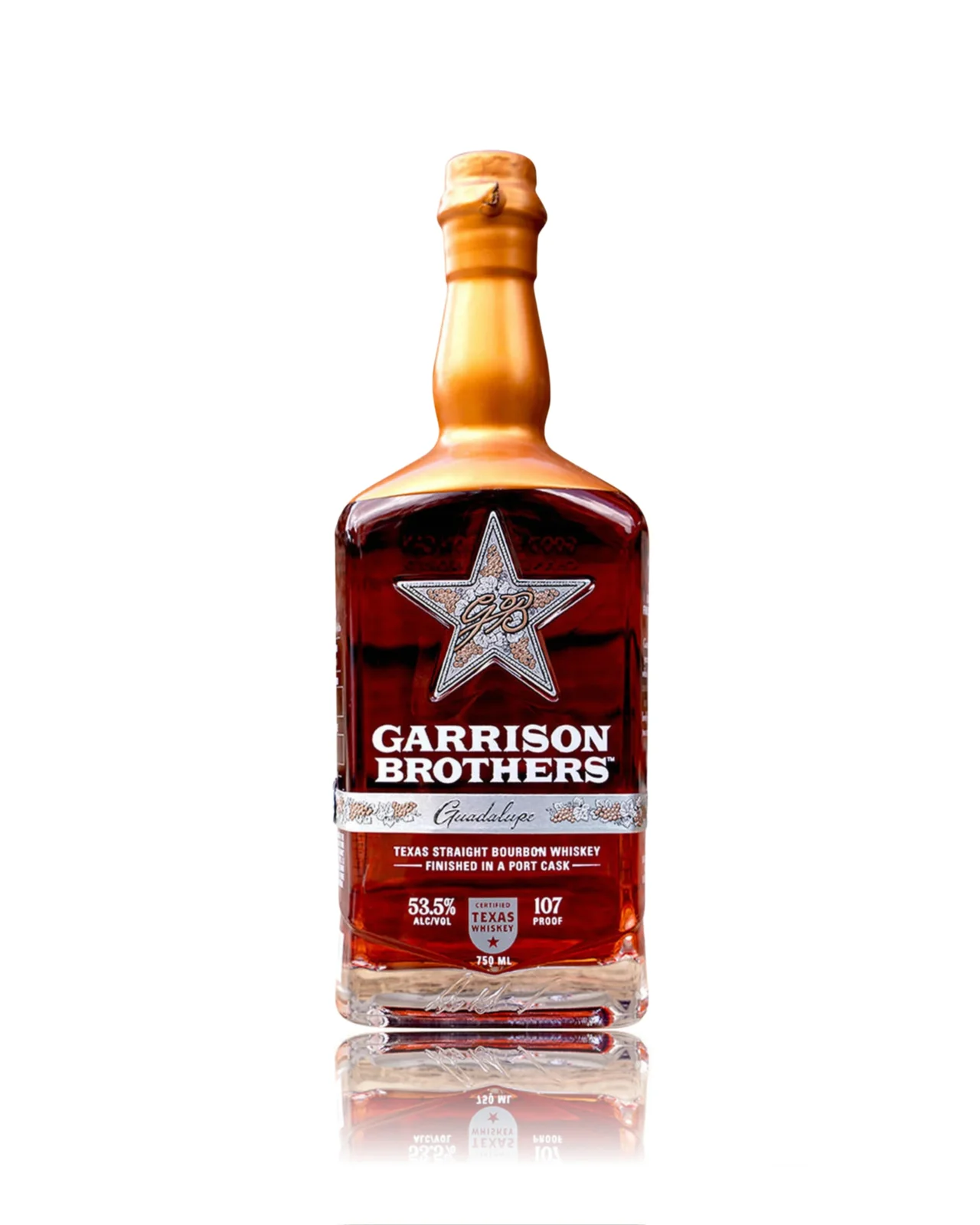 Garrison Brothers Guadalupe Finished In Port Cask Texas Straight Bourbon Whiskey 750ml — Garrison Brothers