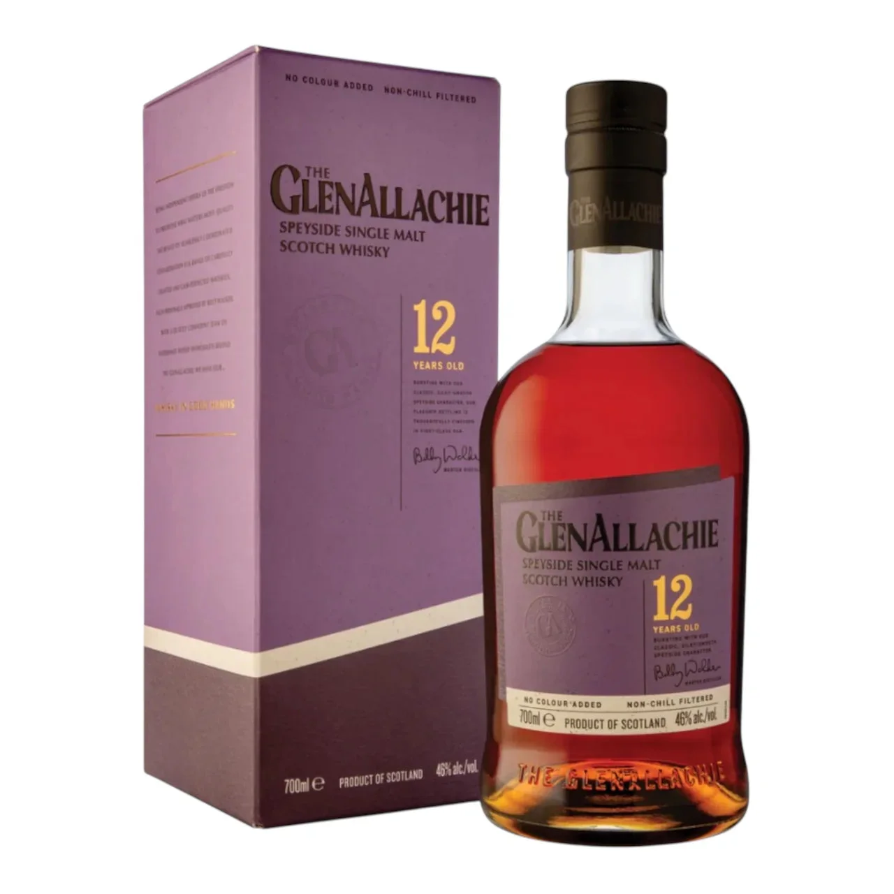 GlenAllachie 12 Year Old Single Malt Scotch Whisky 700ml — Glenallachie