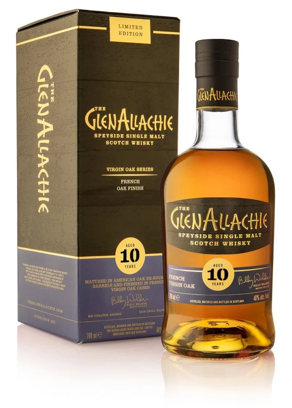 GlenAllachie French Virgin Oak 10 Year Old Single Malt Scotch Whisky 700ml — GlenAllachie