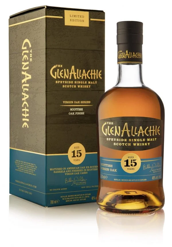 GlenAllachie Scottish Virgin Oak 15 Year Old Single Malt Scotch Whisky 700ml — GlenAllachie