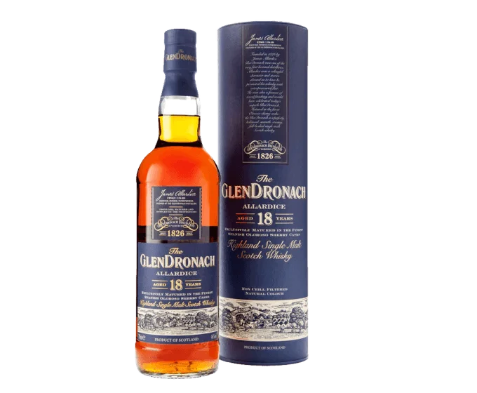 Glendronach 18 Year Single Malt Scotch Whisky — Glendronach