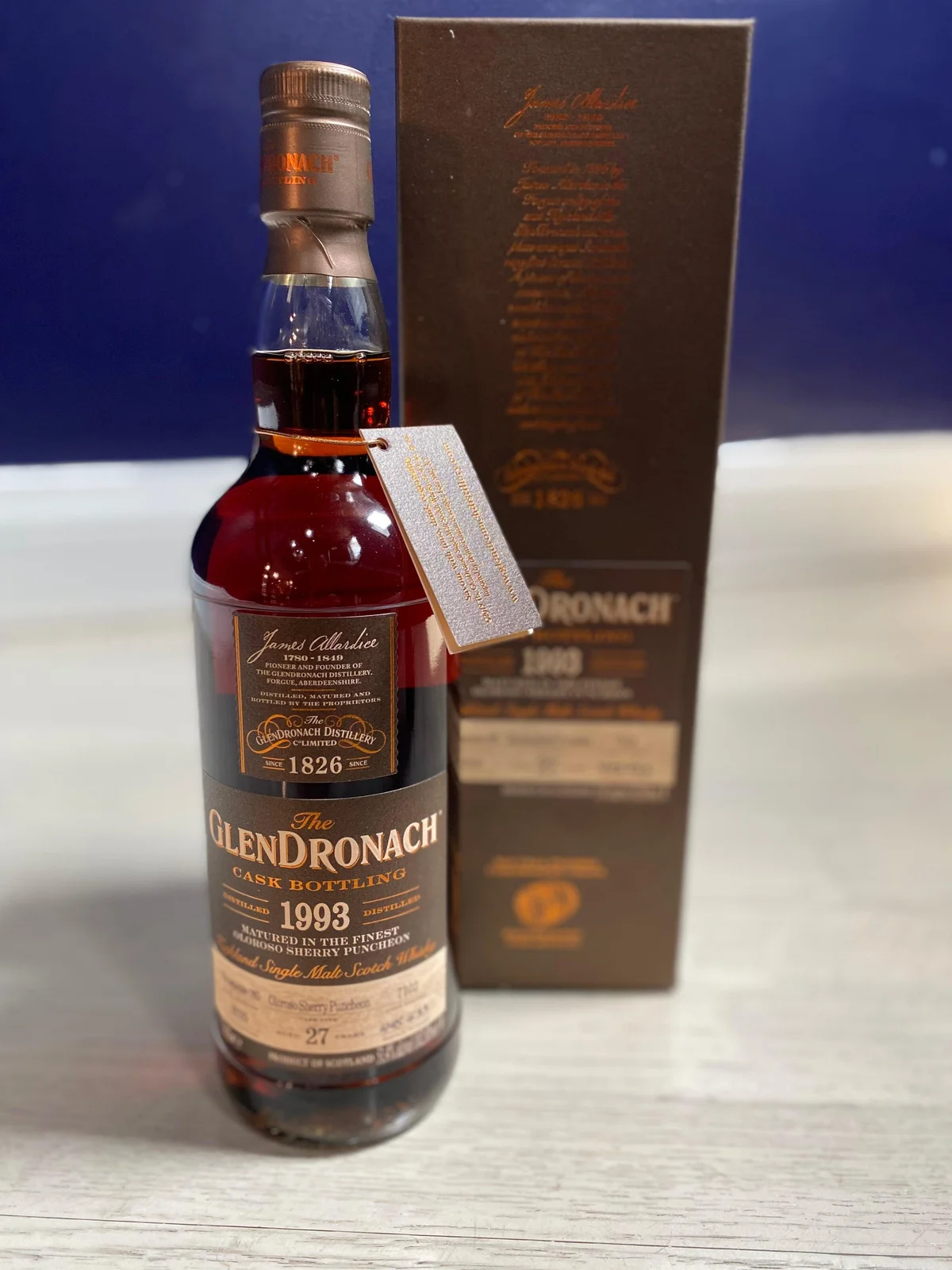 Glendronach 1993 27 year Oloroso Sherry Puncheon Single Malt Scotch — Glendronach