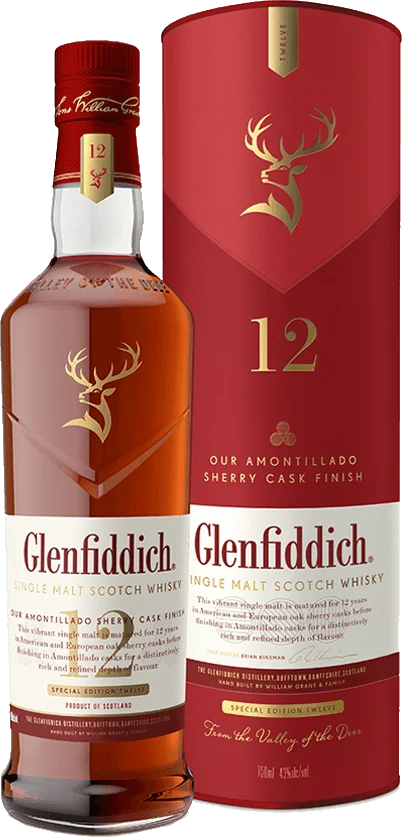 Glenfiddich 12Yr Sherry Cask Finish Scotch — Glenfiddich