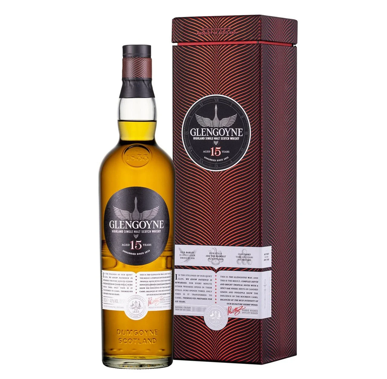 Glengoyne 15 Years Old Single Malt Scotch Whisky 750ml — Glengoyne