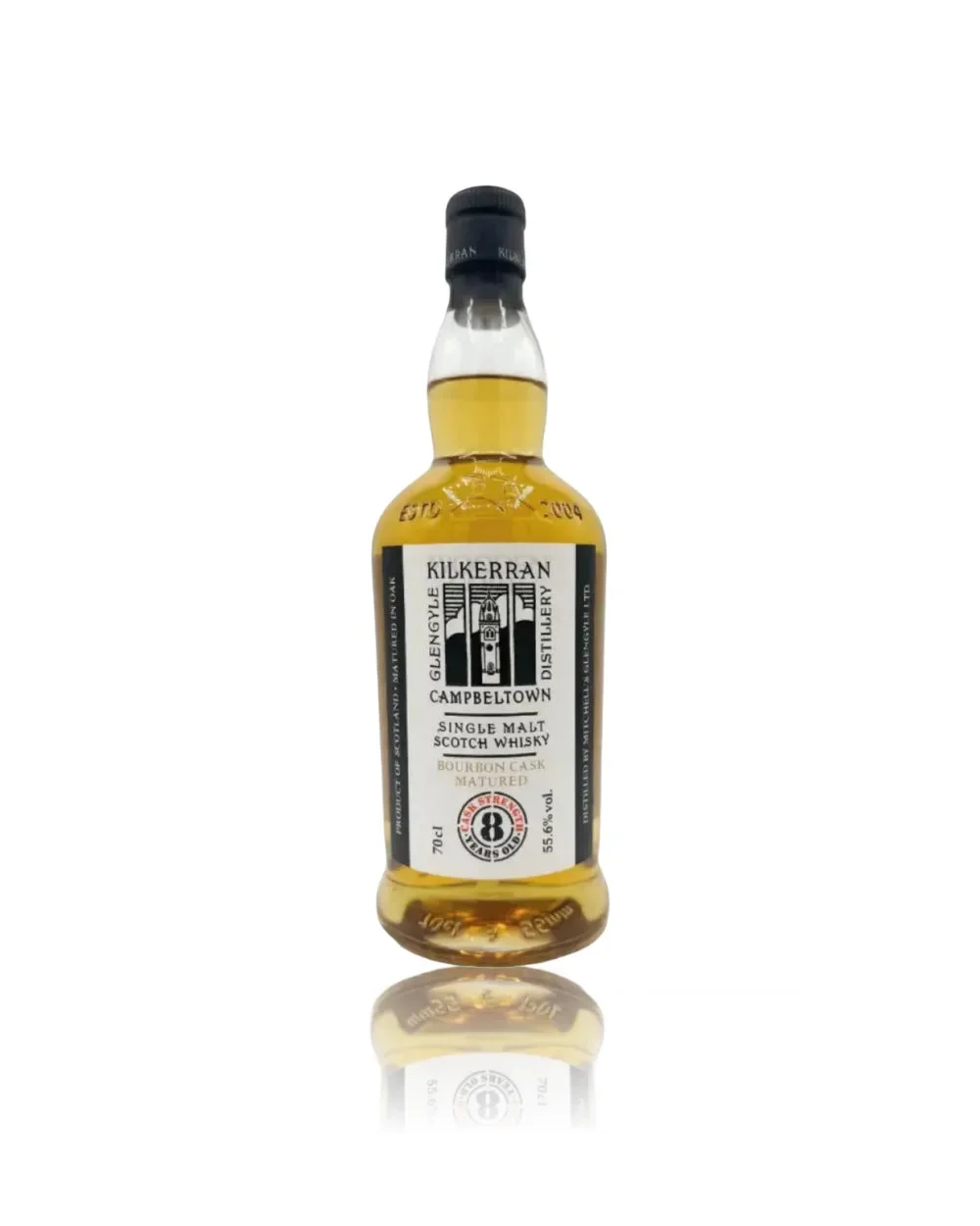 Glengyle Distillery Kilkerran Bourbon Cask Matured 8 Year Old Single Malt Scotch Whisky 700ml — Glengyle